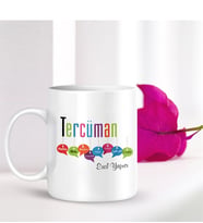 BK Gift Kişiye Özel Mesleki Tercüman Beyaz Kupa Bardak - 001