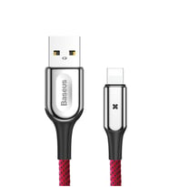 Baseus X Type 50Cm Apple İphone İpad Şarj Kablosu Kırmızı
