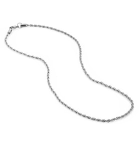 Chavin Burgu Kıvrık Model 4 mm. 50 cm. Çelik Zincir da36