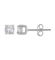 Chavin 0.10 Carat Pırlanta 14 Ayar Altın Erkek Tektaş Küpe dd59
