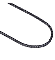 Chavin Siyah 75 cm. 2 mm. Erkek Çelik Zincir de93
