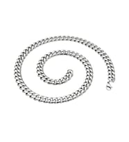 Chavin Gri 55 cm. 7 mm. Gürmet Erkek Çelik Zincir dm95