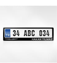 BK Gift Kişiye Özel İsimli Chrysler Logolu Plakalık