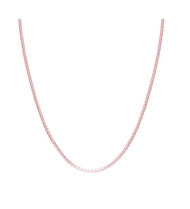 Gümüş Rose Küp Zincir ES0107