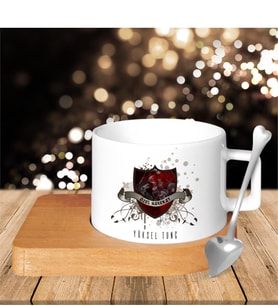 BK Gift Kişiye Özel Mesleki Özel Harekat Ahşap Altlıklı Seramik Fincan - 2