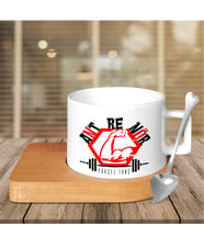 BK Gift Kişiye Özel Mesleki Antrenör Ahşap Altlıklı Seramik Fincan - 4