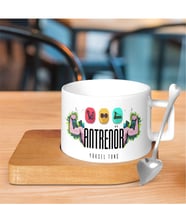 BK Gift Kişiye Özel Mesleki Antrenör Ahşap Altlıklı Seramik Fincan - 2