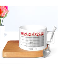 BK Gift Kişiye Özel Mesleki Gardiyan Ahşap Altlıklı Seramik Fincan - 1