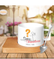 BK Gift Kişiye Özel Mesleki Satış Temsilcisi Ahşap Altlıklı Seramik Fincan - 1