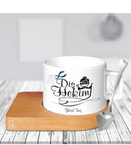 BK Gift Kişiye Özel Mesleki Diş Hekimi Ahşap Altlıklı Seramik Fincan - 2
