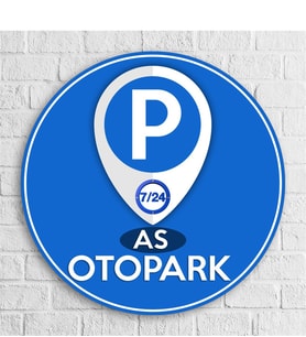 BK Gift Kişiye Özel Ahşap Otopark Tabelası - 1