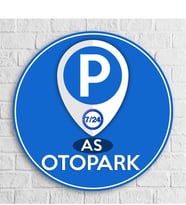 BK Gift Kişiye Özel Ahşap Otopark Tabelası - 1