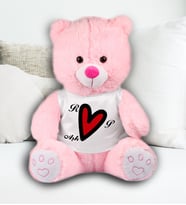 Kişiye Özel Kalp Figürlü Peluş Ayıcık 50 Cm 81944 81944