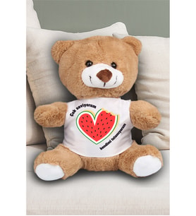 Çok Seviyorum Temalı Peluş Ayıcık 23 Cm 82204 82204