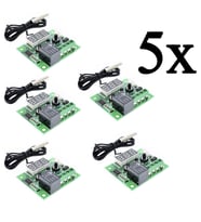 5 Adet Dijital Termostat 12v Akvaryum Kuluçka Buzdolabı thr205-5