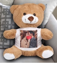 Kişiye Özel Fotoğraflı Peluş Ayıcık 23 Cm  81880 81880
