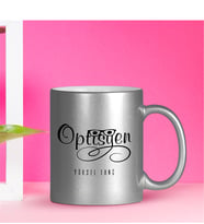 BK Gift Kişiye Özel Mesleki Optisyen Gümüş Yaldızlı Kupa Bardak  - 2
