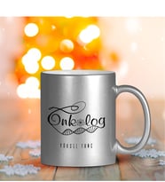 BK Gift Kişiye Özel Mesleki Onkolog Gümüş Yaldızlı Kupa Bardak