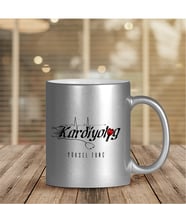 BK Gift Kişiye Özel Mesleki Kardiyolog Gümüş Yaldızlı Kupa Bardak