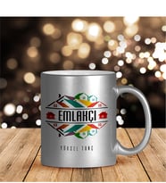 BK Gift Kişiye Özel Mesleki Emlakçı Gümüş Yaldızlı Kupa Bardak