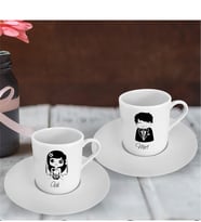 BK Gift Kişiye Özel İkili Türk Kahvesi Fincanı Takımı- 6