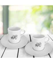 BK Gift Kişiye Özel İkili Kahve Fincanı Takımı- 5