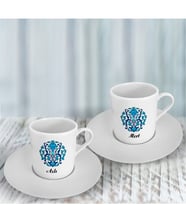 BK Gift Kişiye Özel İkili Türk Kahvesi Fincanı Takımı - 12