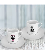 BK Gift Kişiye Özel İkili Türk Kahvesi Fincanı Takımı- 7