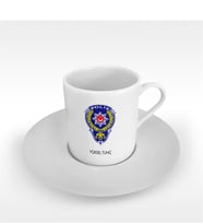 BK Gift Kişiye Özel Mesleki Polis Türk Kahvesi Fincanı - 2