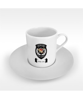 BK Gift Kişiye Özel Mesleki Özel Harekat Türk Kahvesi Fincanı - 1