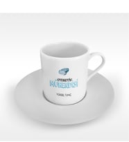 BK Gift Kişiye Özel Mesleki Otomotiv Mühendisi Türk Kahvesi Fincanı - 1