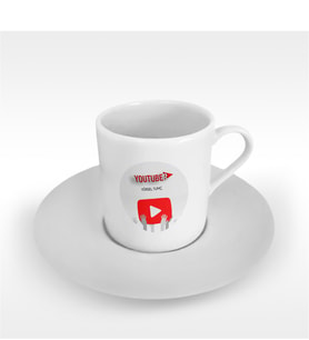 BK Gift Kişiye Özel Mesleki Youtuber Türk Kahvesi Fincanı - 3