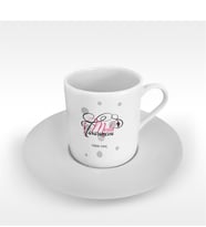 BK Gift Kişiye Özel Mesleki Moda Tasarımcısı Türk Kahvesi Fincanı - 4