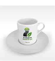 BK Gift Kişiye Özel Mesleki İş Sağlığı Ve Güvenliği Şefi Türk Kahvesi Fincanı - 2