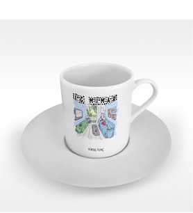 BK Gift Kişiye Özel Mesleki İç Mimar Türk Kahvesi Fincanı - 3