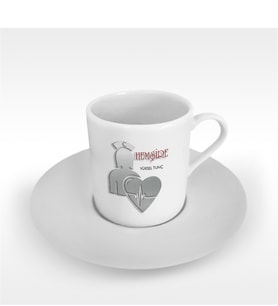 BK Gift Kişiye Özel Mesleki Hemşire Türk Kahvesi Fincanı - 4