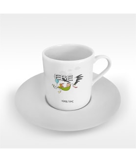 BK Gift Kişiye Özel Mesleki Ebe Türk Kahvesi Fincanı -  2