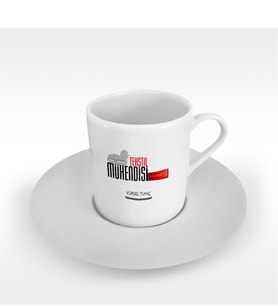 BK Gift Kişiye Özel Mesleki Tekstil Mühendisi Türk Kahvesi Fincanı - 3