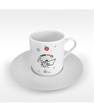 BK Gift Kişiye Özel Mesleki Teknik Ressam Türk Kahvesi Fincanı - 2