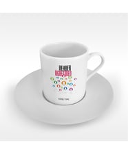 BK Gift Kişiye Özel Mesleki Rehber Öğretmen Türk Kahvesi Fincanı
