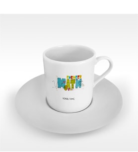 BK Gift Kişiye Özel Mesleki Matematik Mühendisi Türk Kahvesi Fincanı - 2