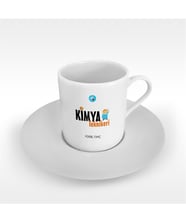 BK Gift Kişiye Özel Mesleki Kimya Teknikeri Türk Kahvesi Fincanı - 2