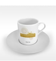 BK Gift Kişiye Özel Mesleki İlahiyatçı Türk Kahvesi Fincanı - 4