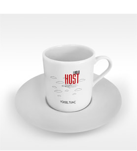 BK Gift Kişiye Özel Mesleki Host Türk Kahvesi Fincanı