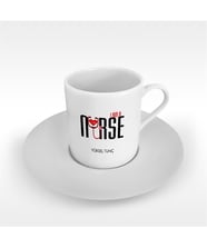 BK Gift Kişiye Özel Mesleki Hemşire Türk Kahvesi Fincanı - 1