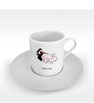 BK Gift Kişiye Özel Mesleki Violinist Türk Kahvesi Fincanı