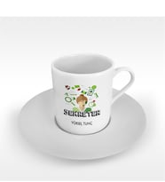 BK Gift Kişiye Özel Mesleki Sekreter Türk Kahvesi Fincanı