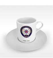 BK Gift Kişiye Özel Mesleki Çevik Kuvvet Türk Kahvesi Fincanı - 2