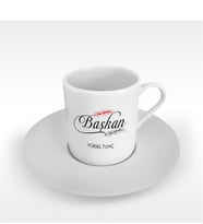 BK Gift Kişiye Özel Mesleki Başkan Türk Kahvesi Fincanı - 1