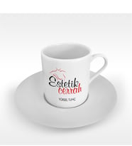 BK Gift Kişiye Özel Mesleki Estetik Cerrah Türk Kahvesi Fincanı